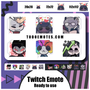 Packs de emotes para Twitch - Todoemotes